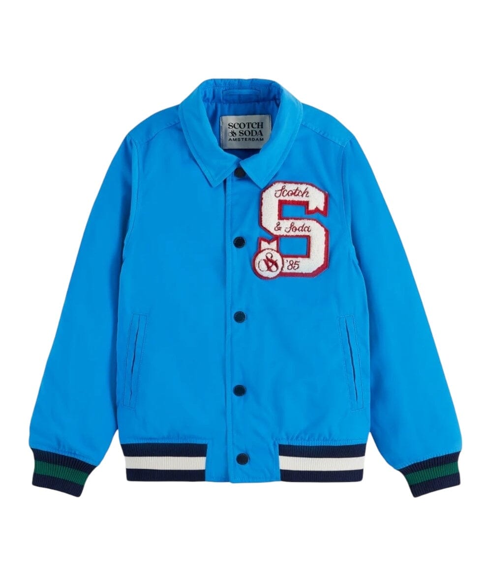 SCOTCH & SODA Collegejacke in leuchtendem Blau Jacke Scotch & Soda