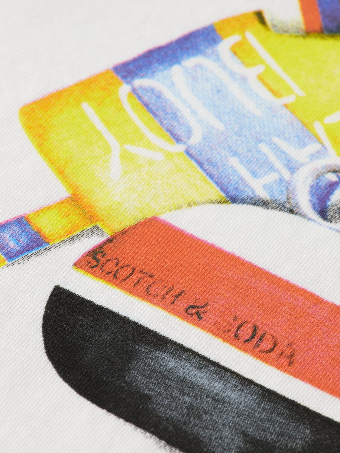 SCOTCH & SODA Kinder T-Shirt weiß mit Bojen- und Rückenprint T-Shirt Scotch & Soda