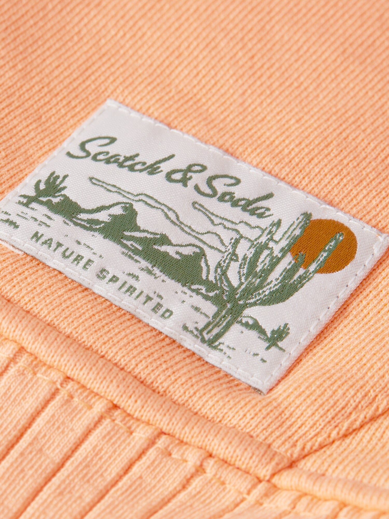 Scotch & Soda Hoodie „Desert Solstice“ Artwork Washed – Coral Sands Hoodie Scotch & Soda
