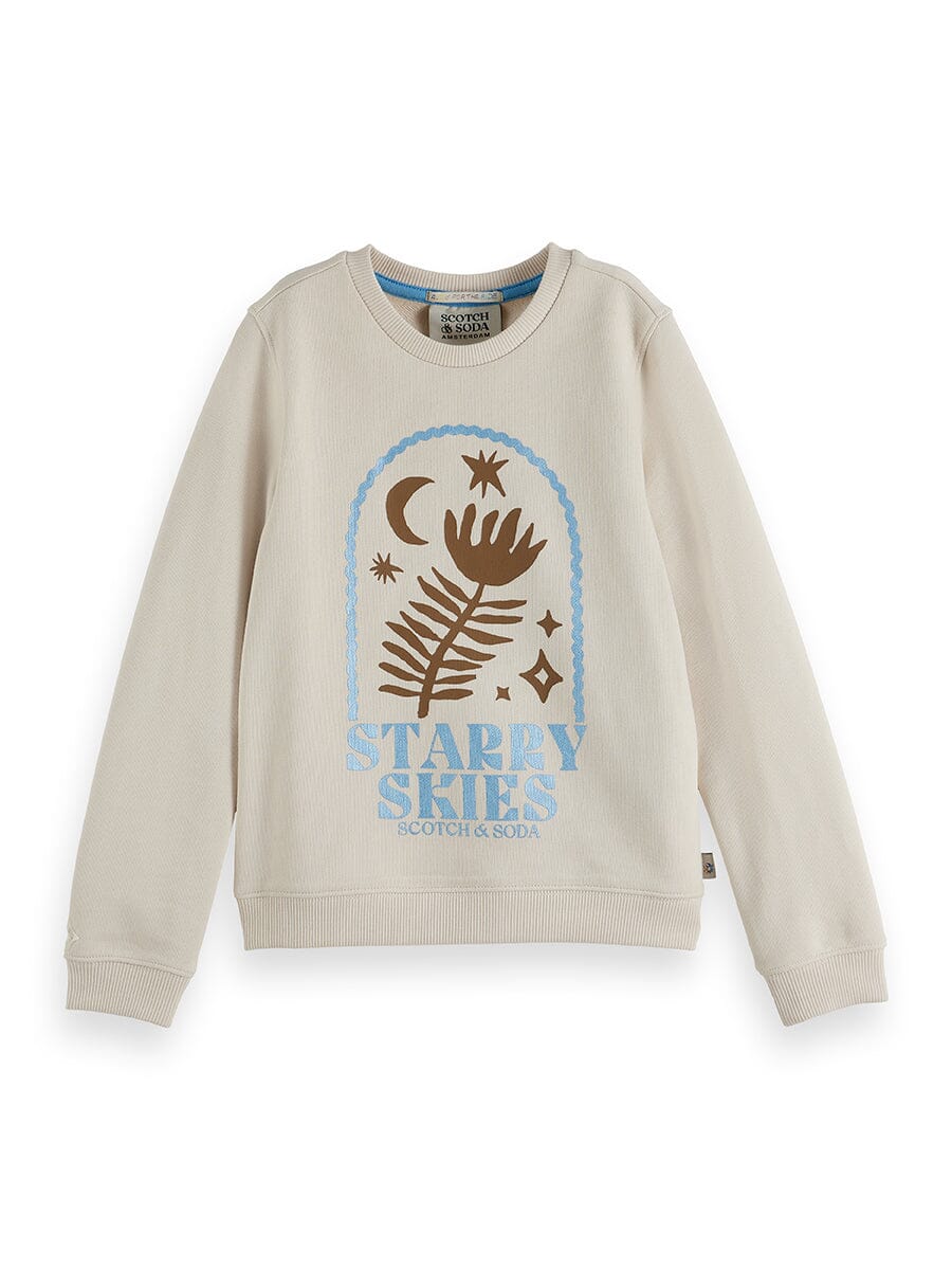 Scotch & Soda Kids Sweatshirt „Starry Skies“ – Eggnog T-Shirt Scotch & Soda 10 Jahre