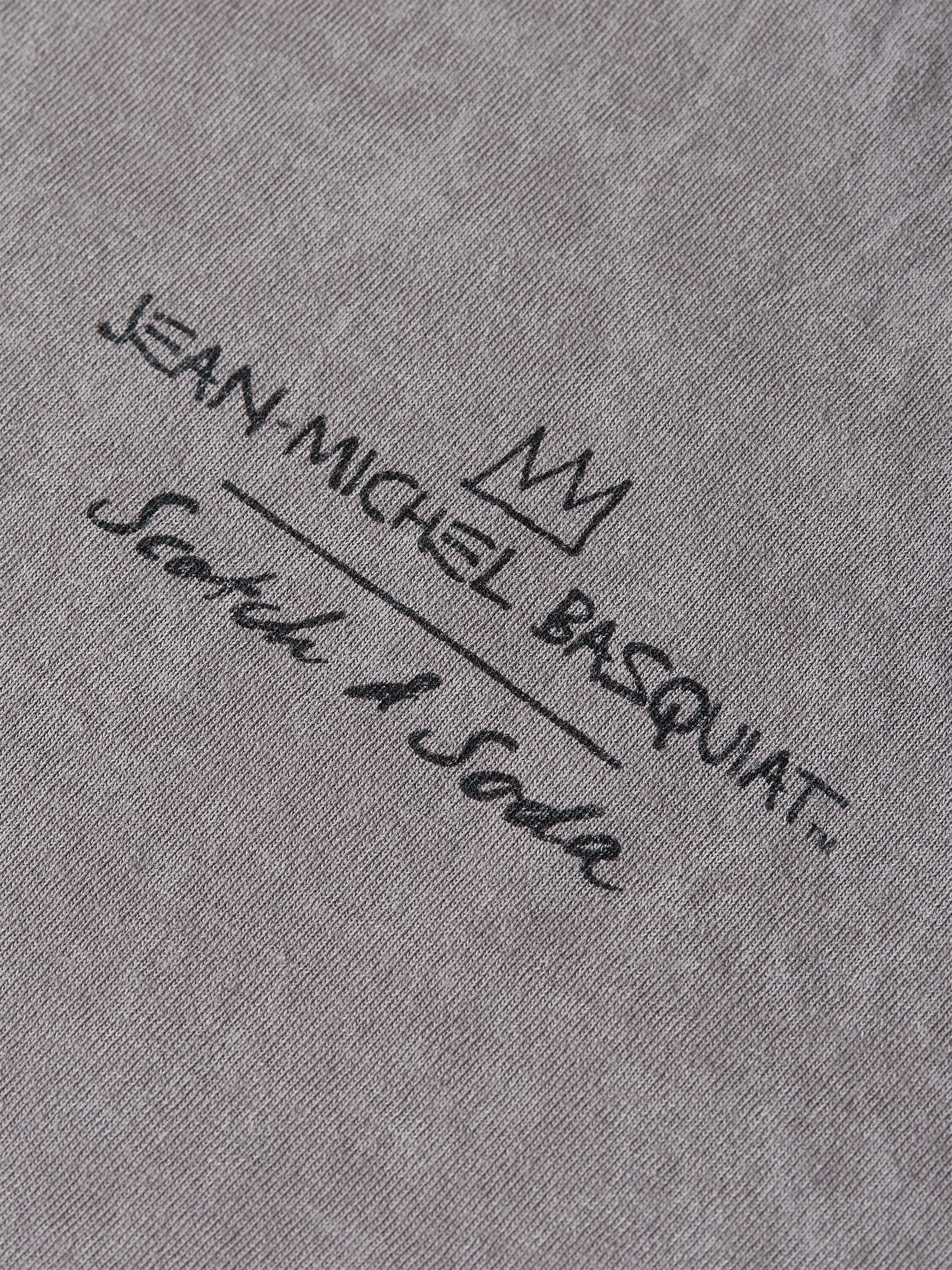 Scotch & Soda Kids T-Shirt „Basquiat Artwork“ – Relaxed Fit, Meteorite T-Shirt Scotch & Soda