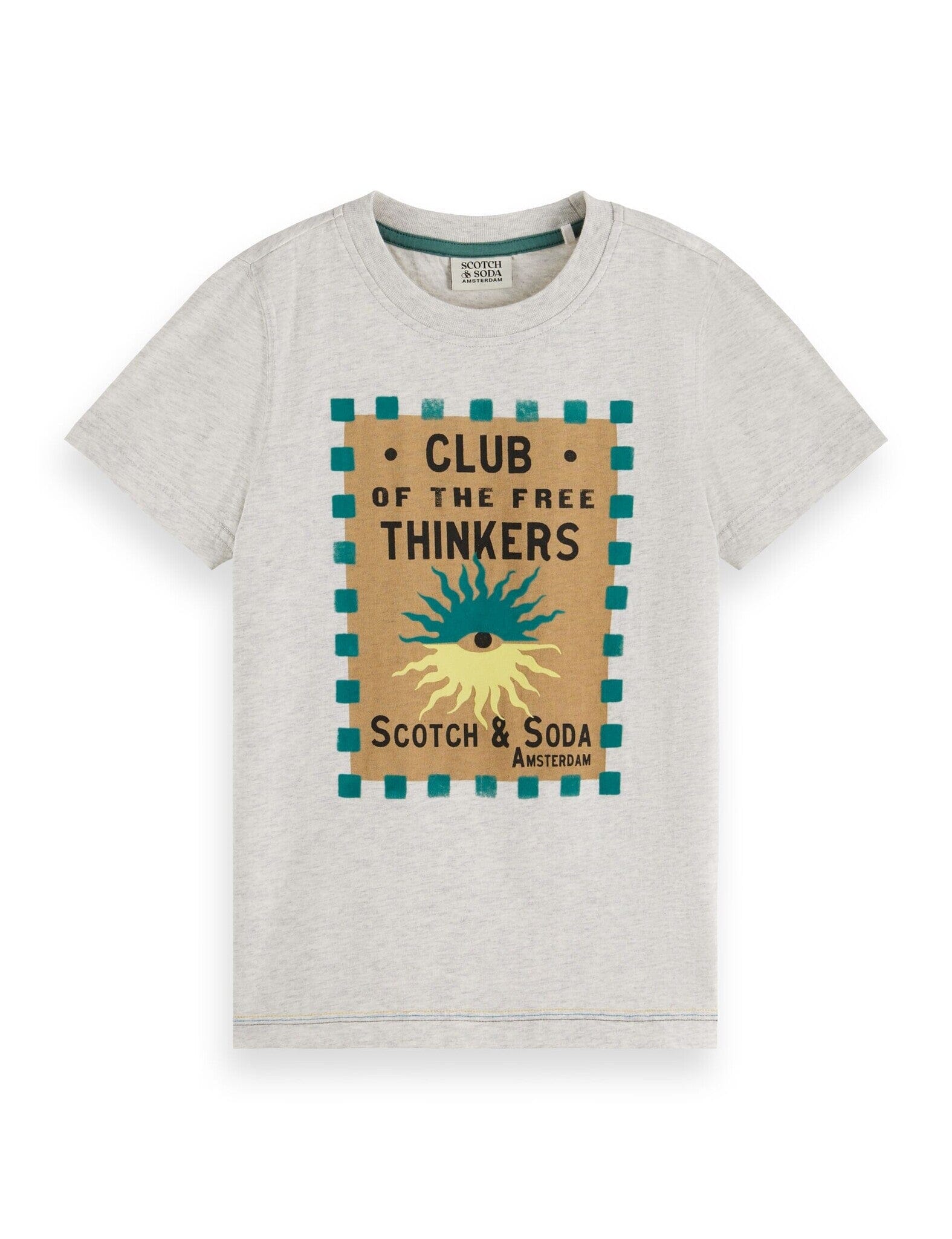 SCOTCH & SODA Kinder T-Shirt mit Print "Club of the Free Thinkers" T-Shirt Scotch & Soda