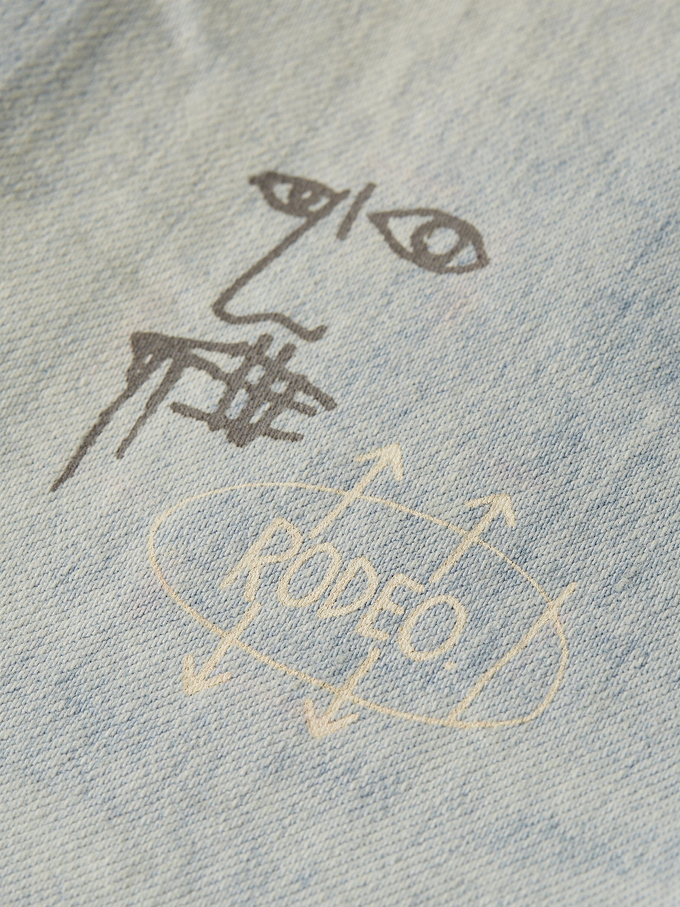 SCOTCH & SODA x Basquiat The Pitch Loose Denim Texas Blue Jeans Scotch & Soda