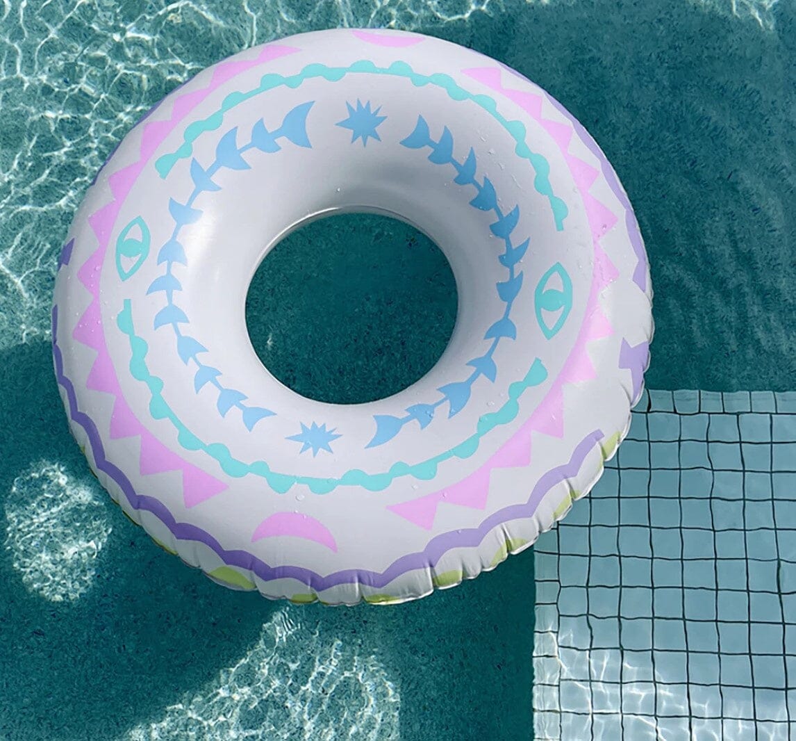 SUNNYLIFE Luxe Schwimmreifen Fiesta Mariposa bunt Schwimmreifen, Schwimmflügel und Luftmatrazen SUNNYLIFE