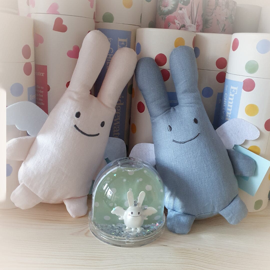 Trousselier Hase Engelshase celadon/ graugrün 20cm Kuscheltiere Trousselier