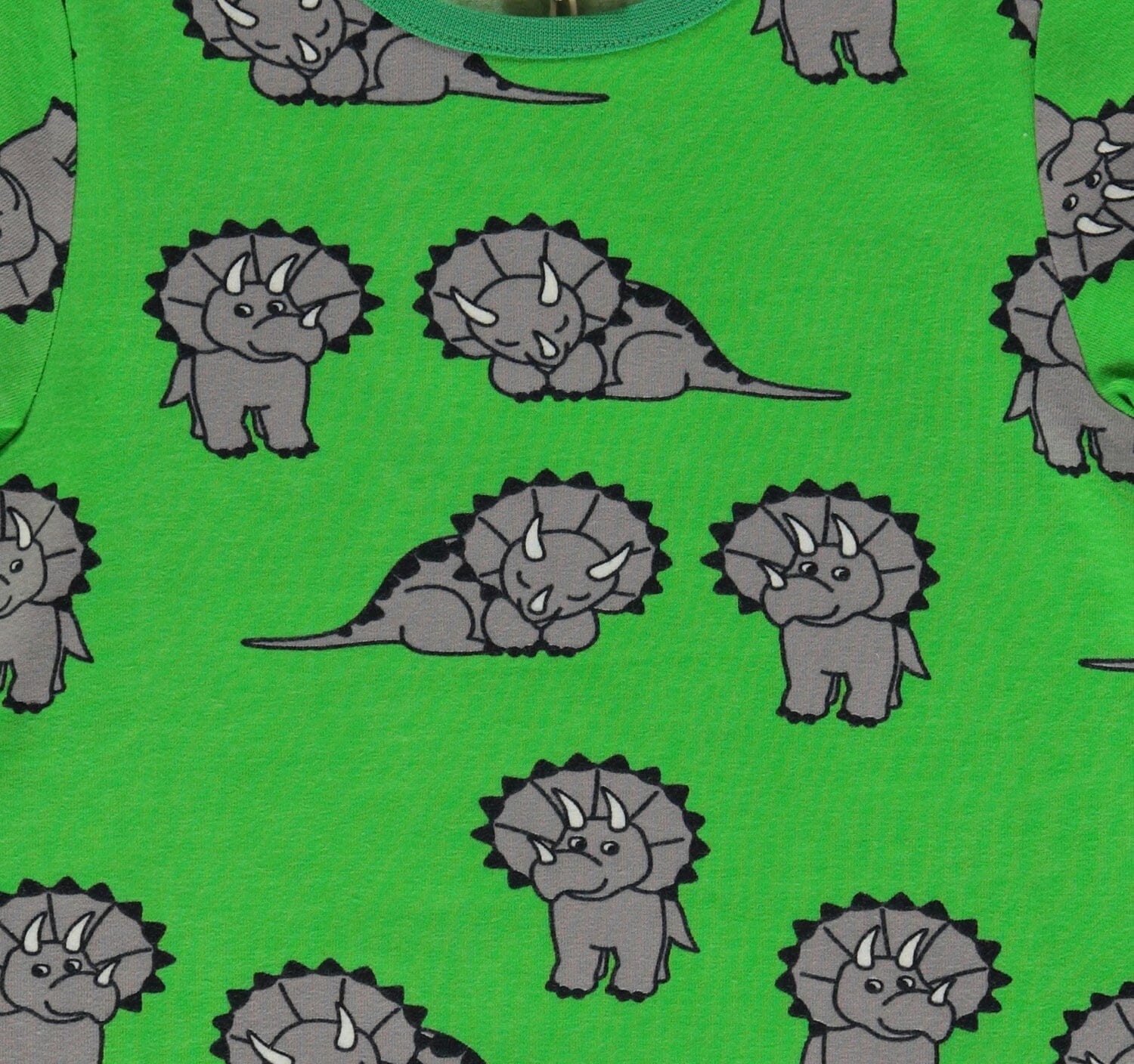 SMAFOLK T-Shirt mit allover Dino grün T-Shirt Smafolk