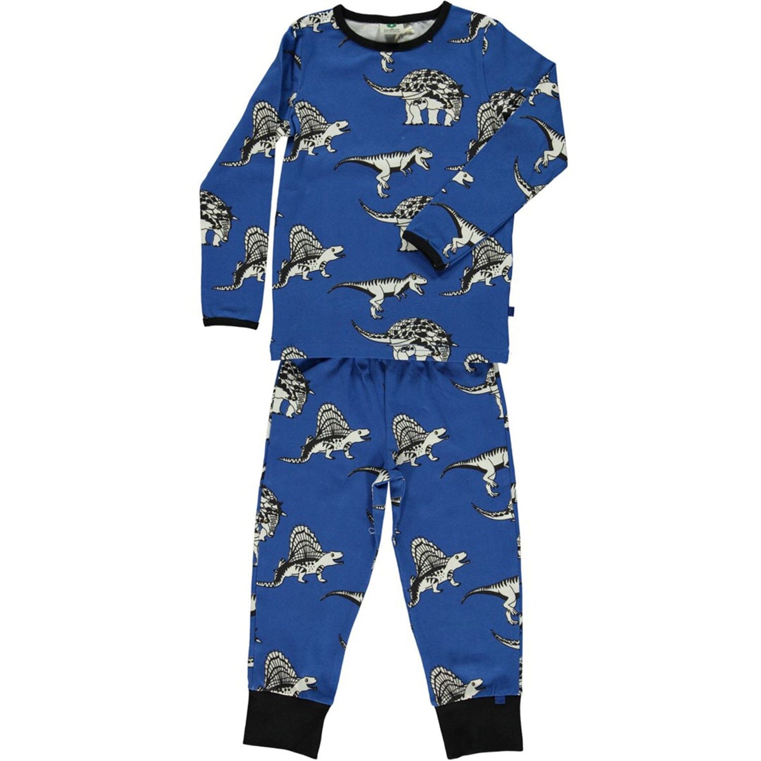 SMAFOLK Pyjama mit Dino blau / blue Lolite Schlafanzug Smafolk