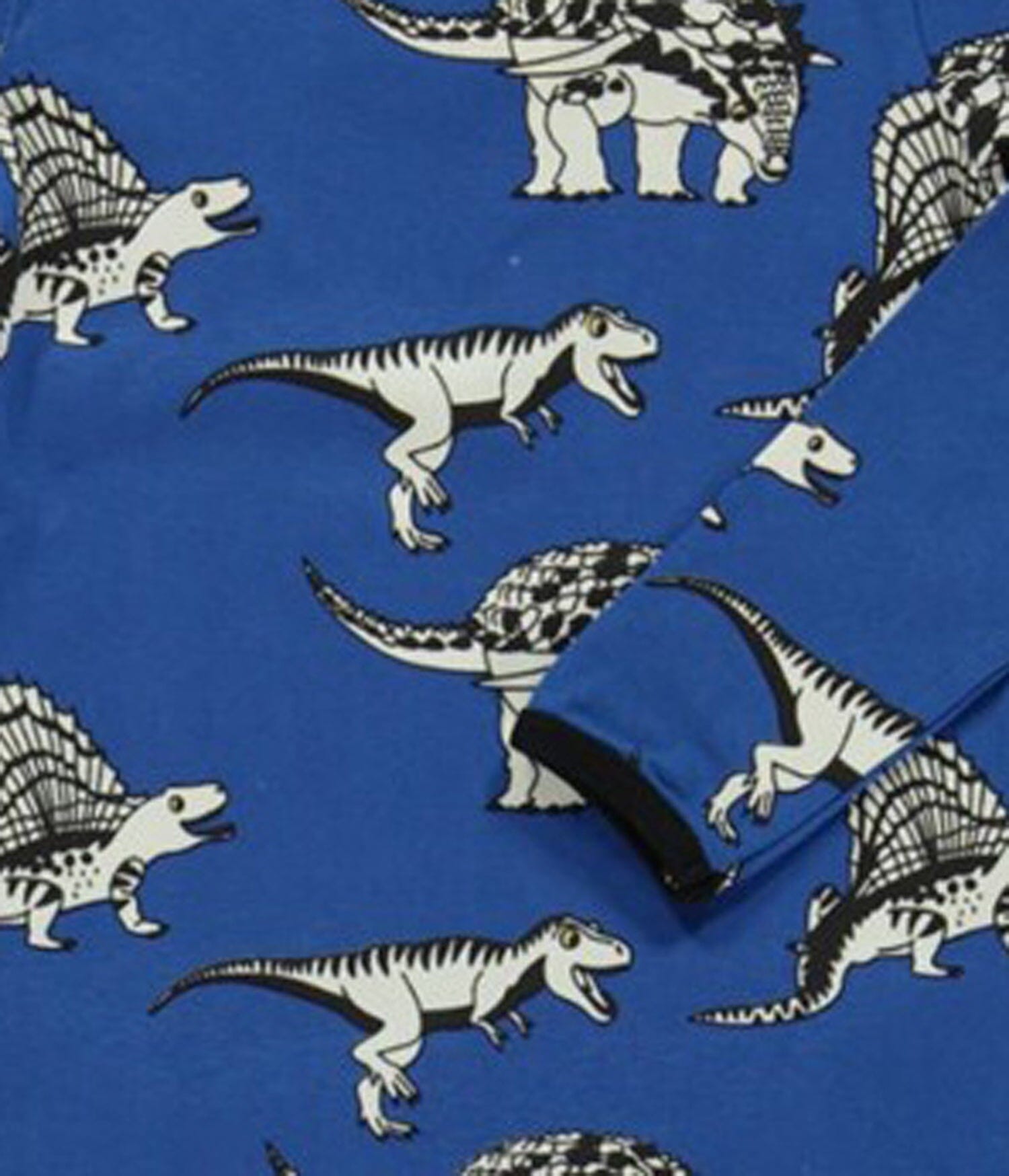 SMAFOLK Pyjama mit Dino blau / blue Lolite Schlafanzug Smafolk