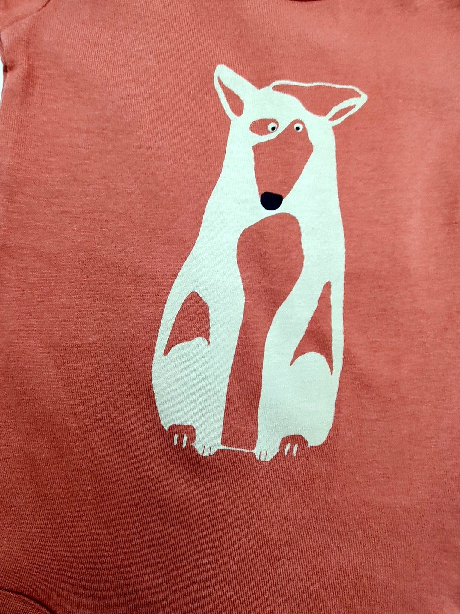 Soft Gallery Baby Body orange rust mit Tier Print Spieler und Bodys Soft Gallery