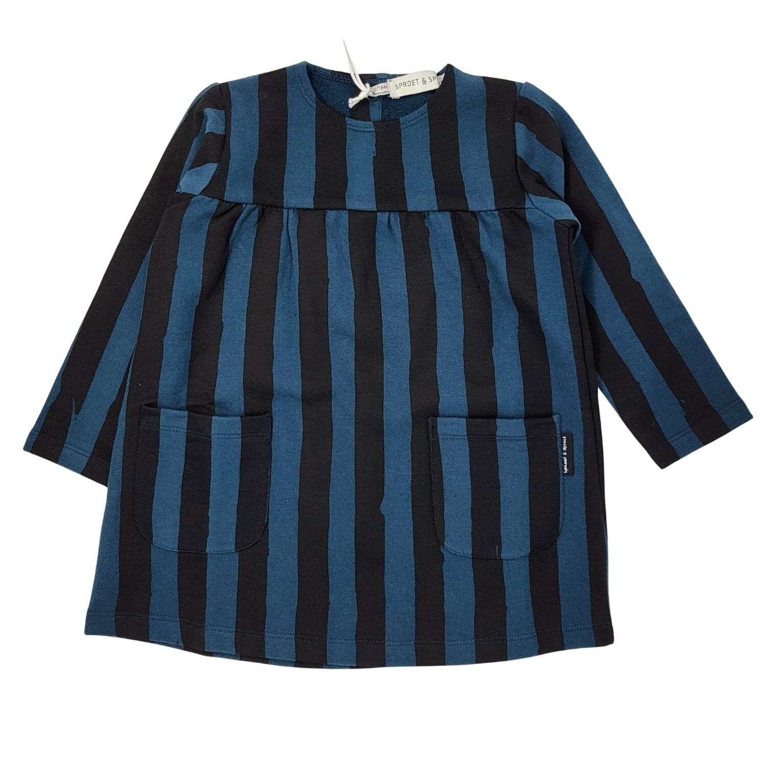 Sproet & Sprout Sweatkleid Streifen aus Bio-Baumwolle Kleid SPROET & SPROUT