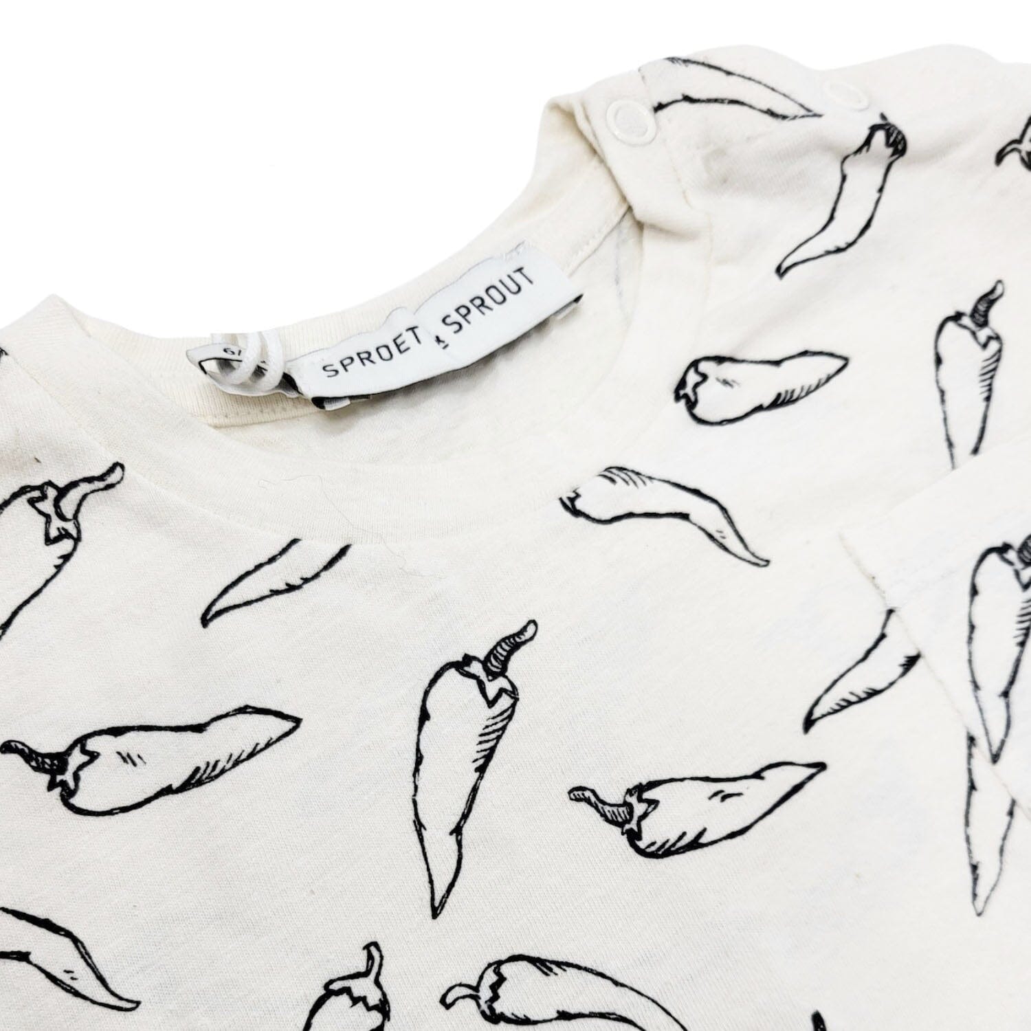 Sproet & Sprout Baby T-Shirt mit Peperoni Print aus Bio-Baumwolle T-Shirt SPROET & SPROUT