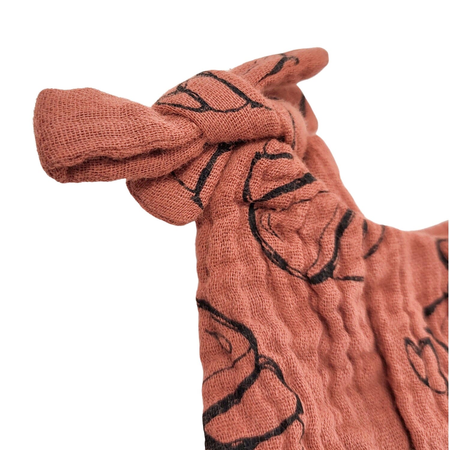 Sproet & Sprout Tunika-Kleid dunkelrot mit Croissant Motiv Kleid SPROET & SPROUT