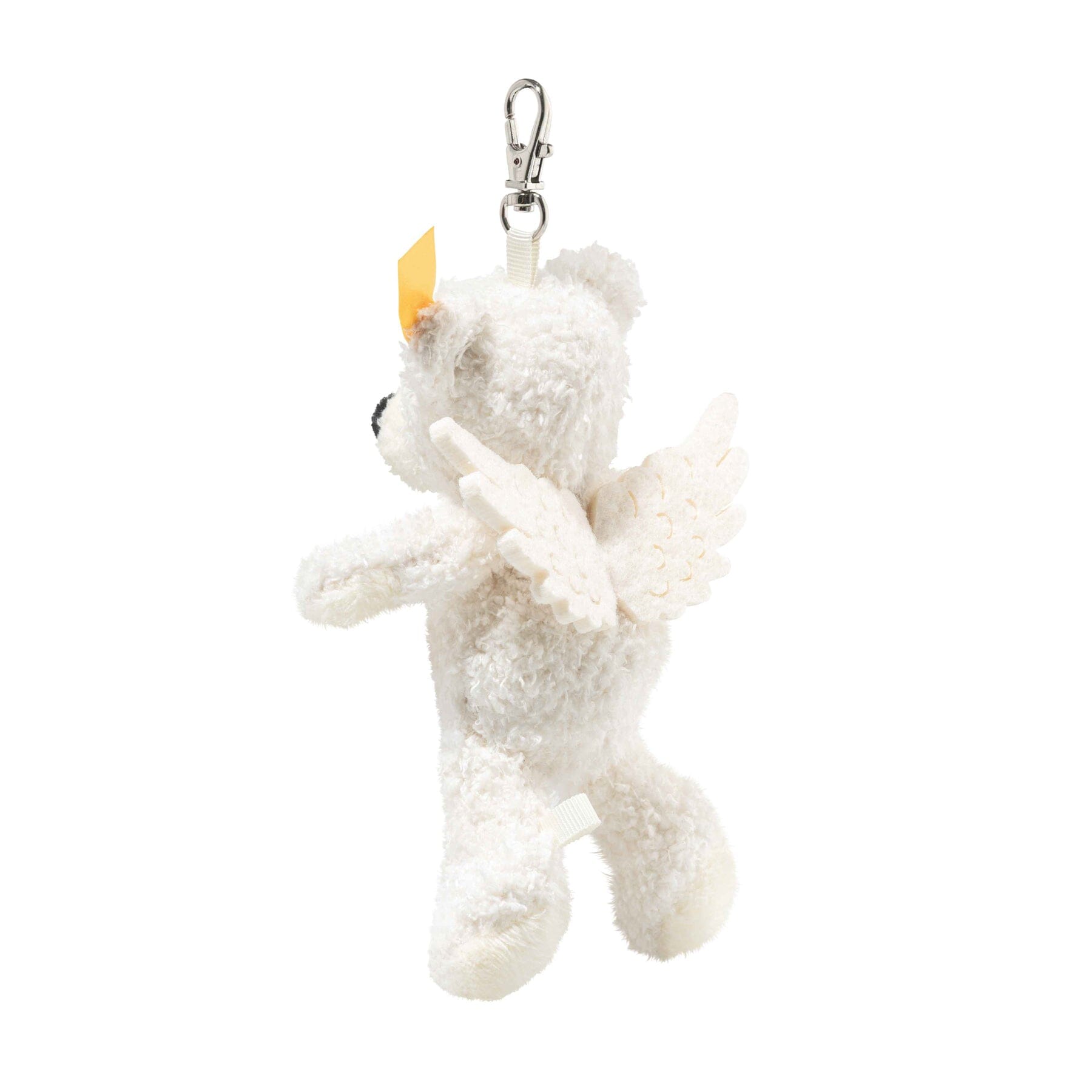 Steiff Anhänger Lotte Schutzengel Teddybär 12 cm weiß mit Flügeln und Karabiner Schlüsselanhänger Steiff