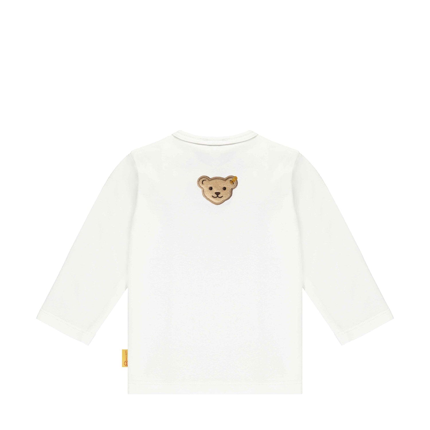 Steiff Baby Langarmshirt creme mit Teddy Motiv Langarmshirt Steiff