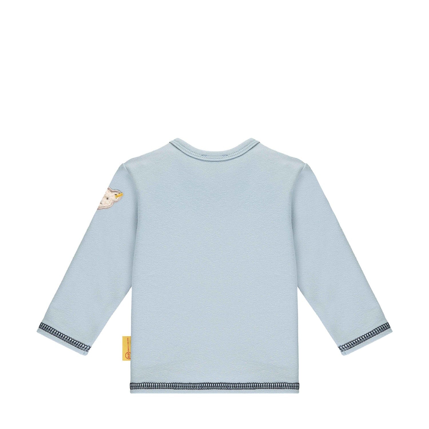 Steiff Baby Langarmshirt mit großem Teddyprint Langarmshirt Steiff