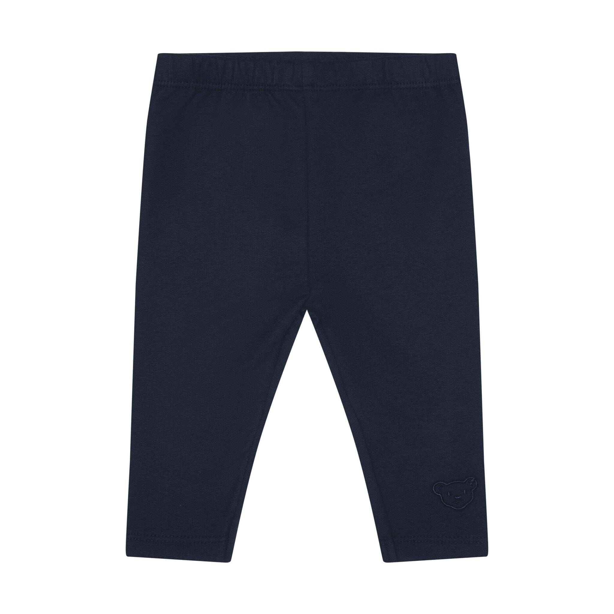 Steiff Baby Leggings marine mit Teddystitching Leggings Steiff