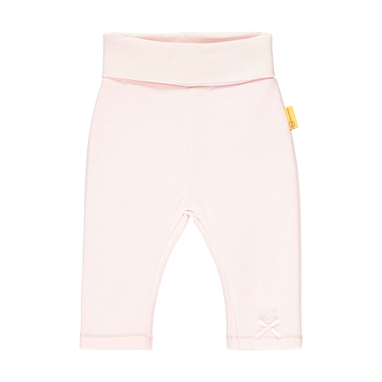 Steiff Baby Leggings rosa mit Schleifchen Leggings Steiff