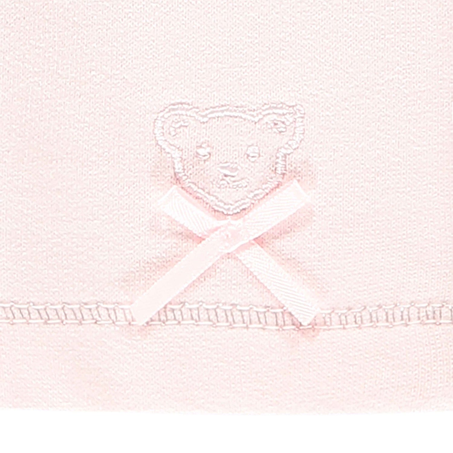 Steiff Baby Leggings rosa mit Schleifchen Leggings Steiff