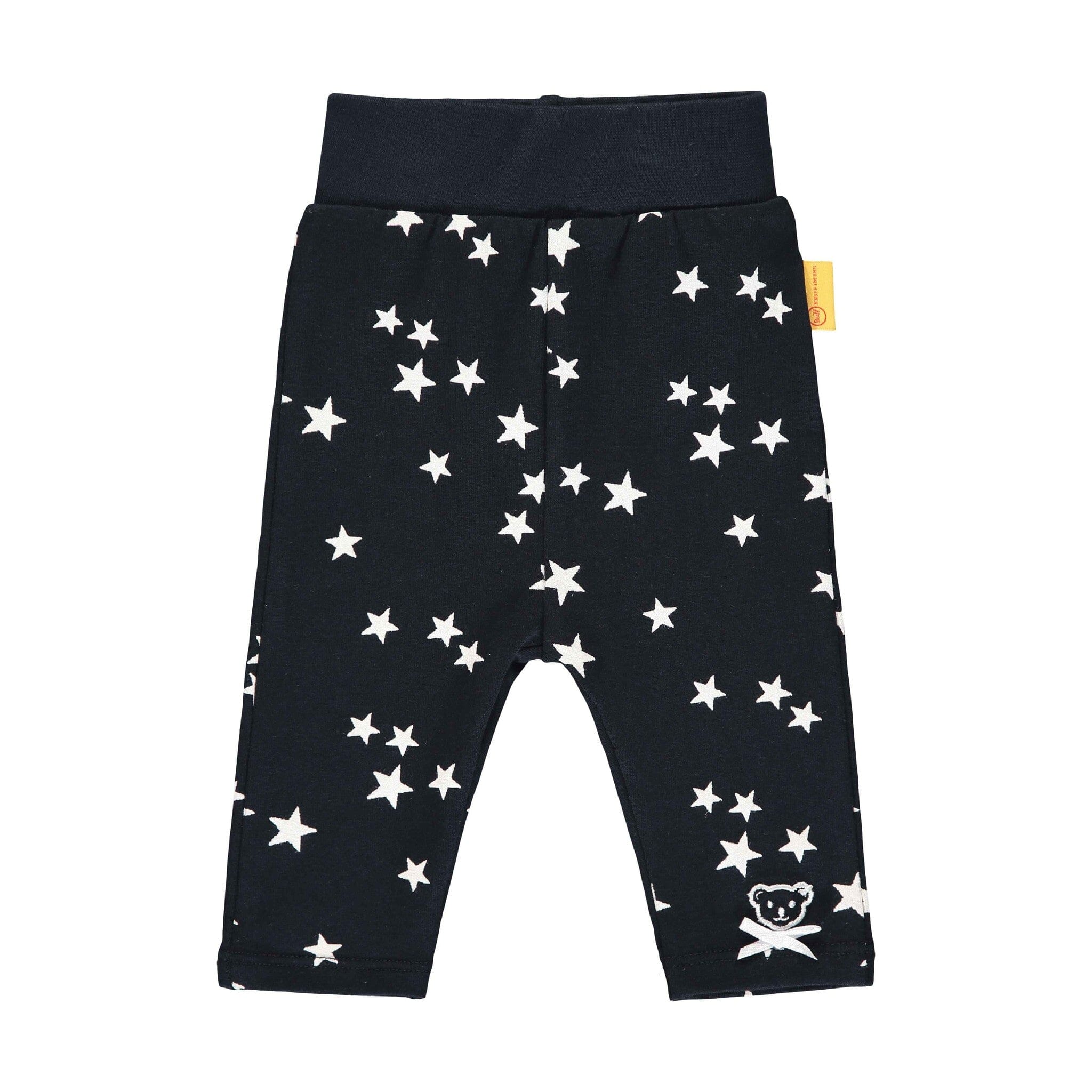 Steiff Baby Leggings Sternchen marine weiß Hose Steiff