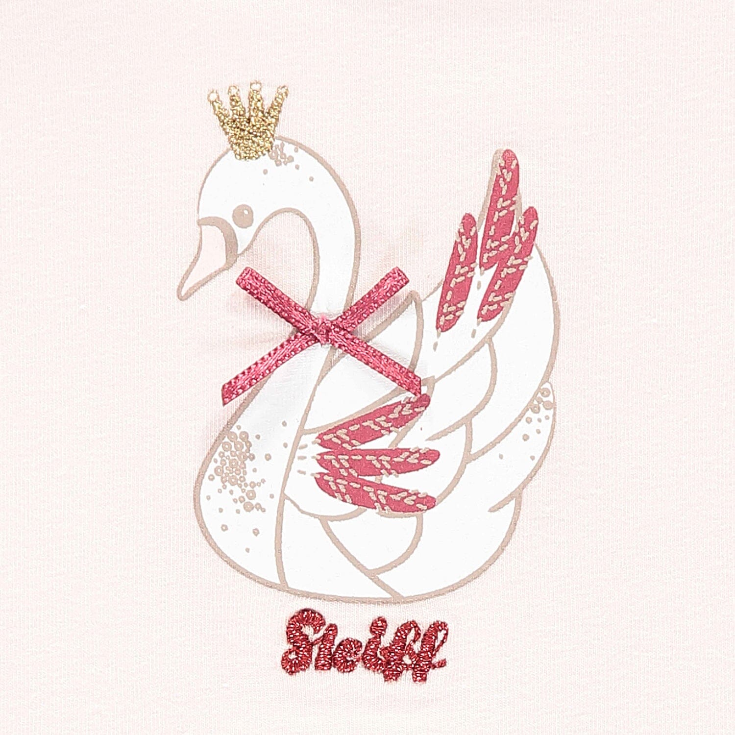 Steiff Baby Tunika Romantik rosa Schwan Tuniken Steiff