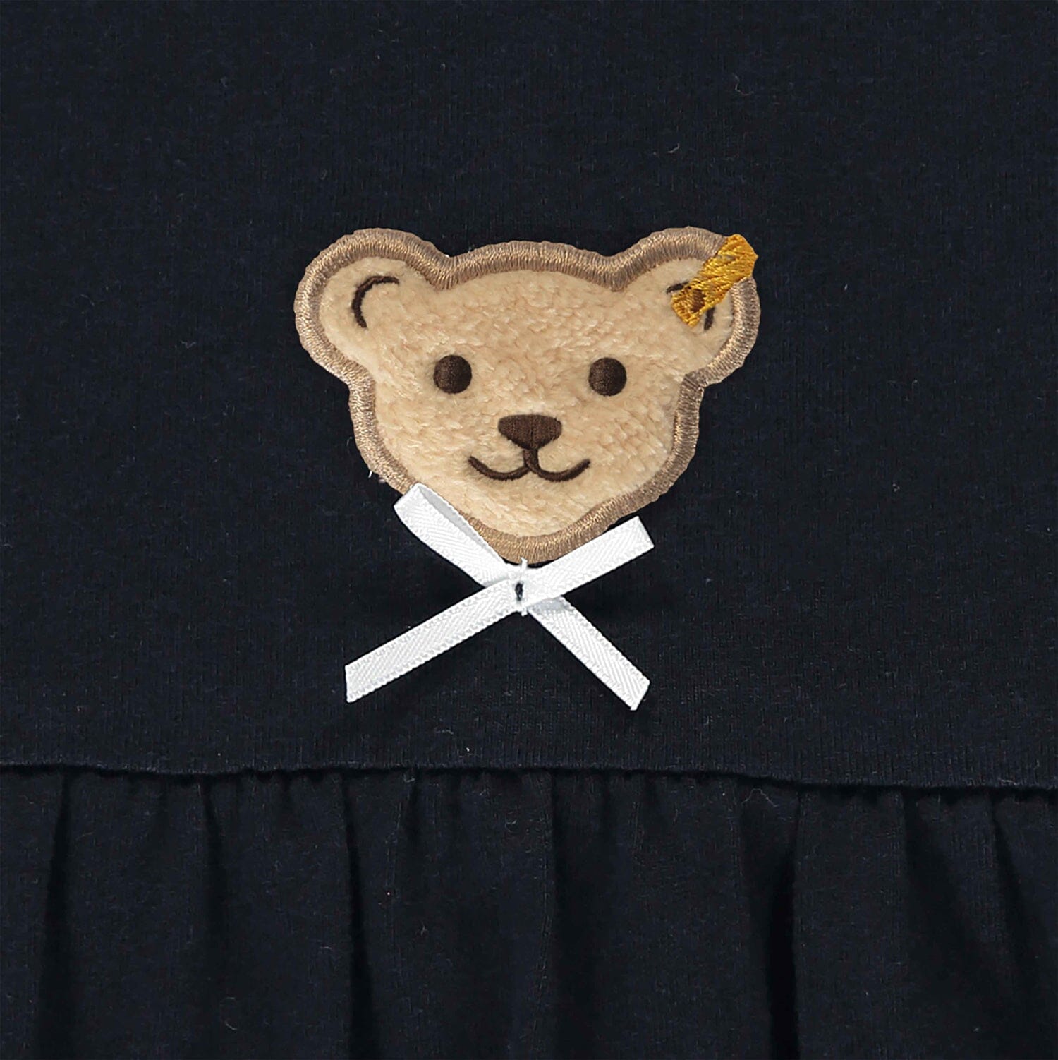 Steiff Baby Tunika Romantik navy mit Flausch-Teddy Applikation Tuniken Steiff