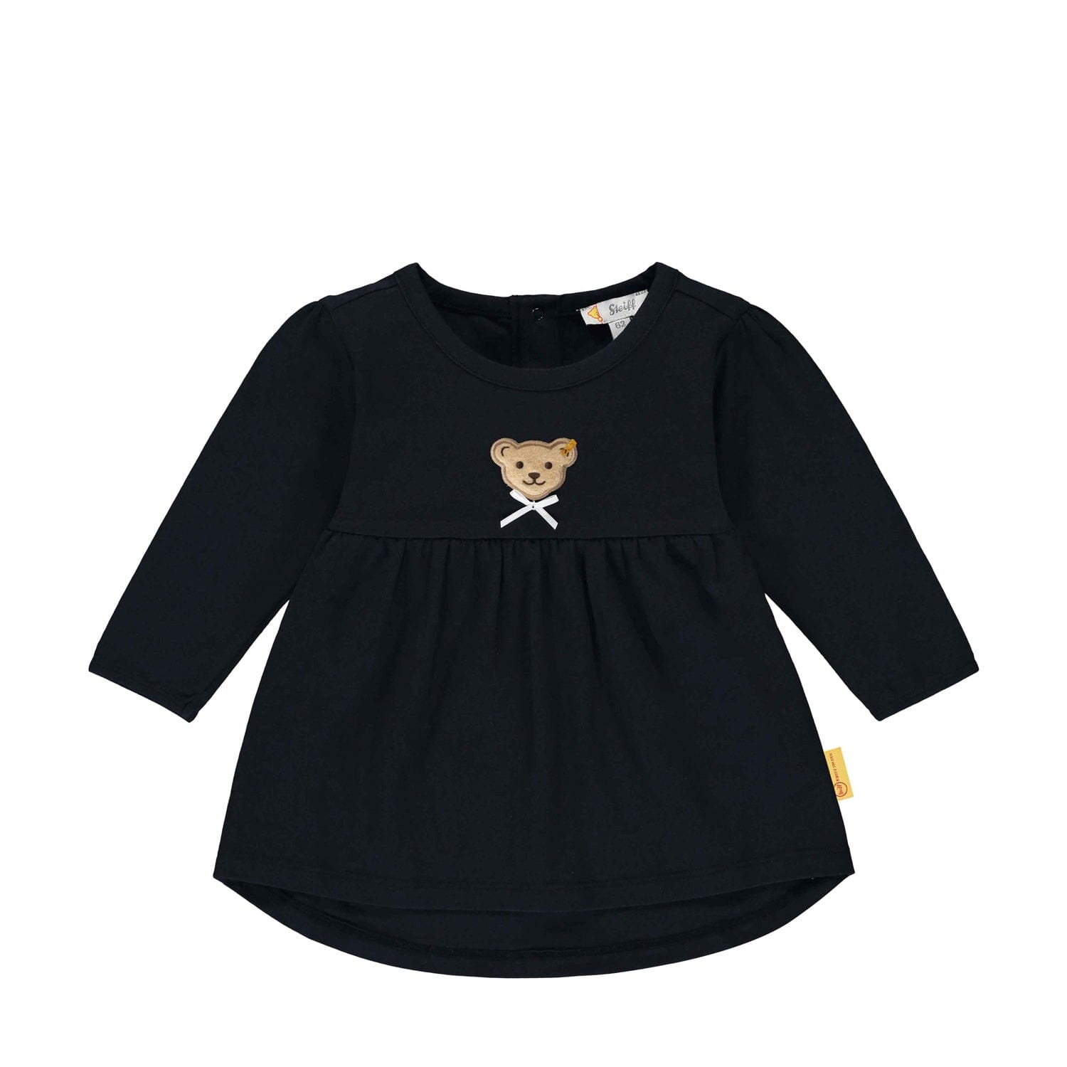 Steiff Baby Tunika Romantik navy mit Flausch-Teddy Applikation Tuniken Steiff