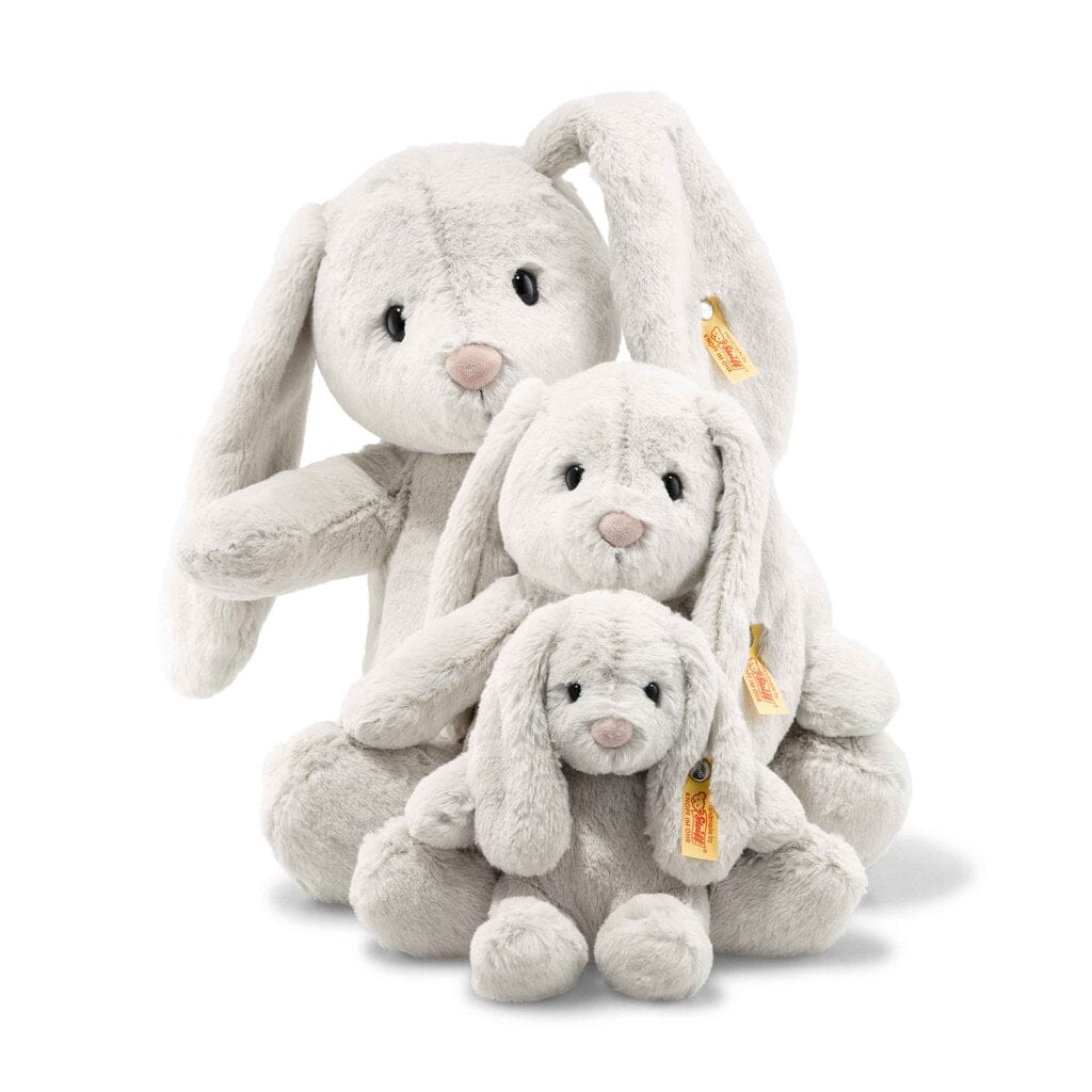 Steiff Soft Cuddly Friend Hoppie 28cm Hase hellgrau Kuscheltier Steiff