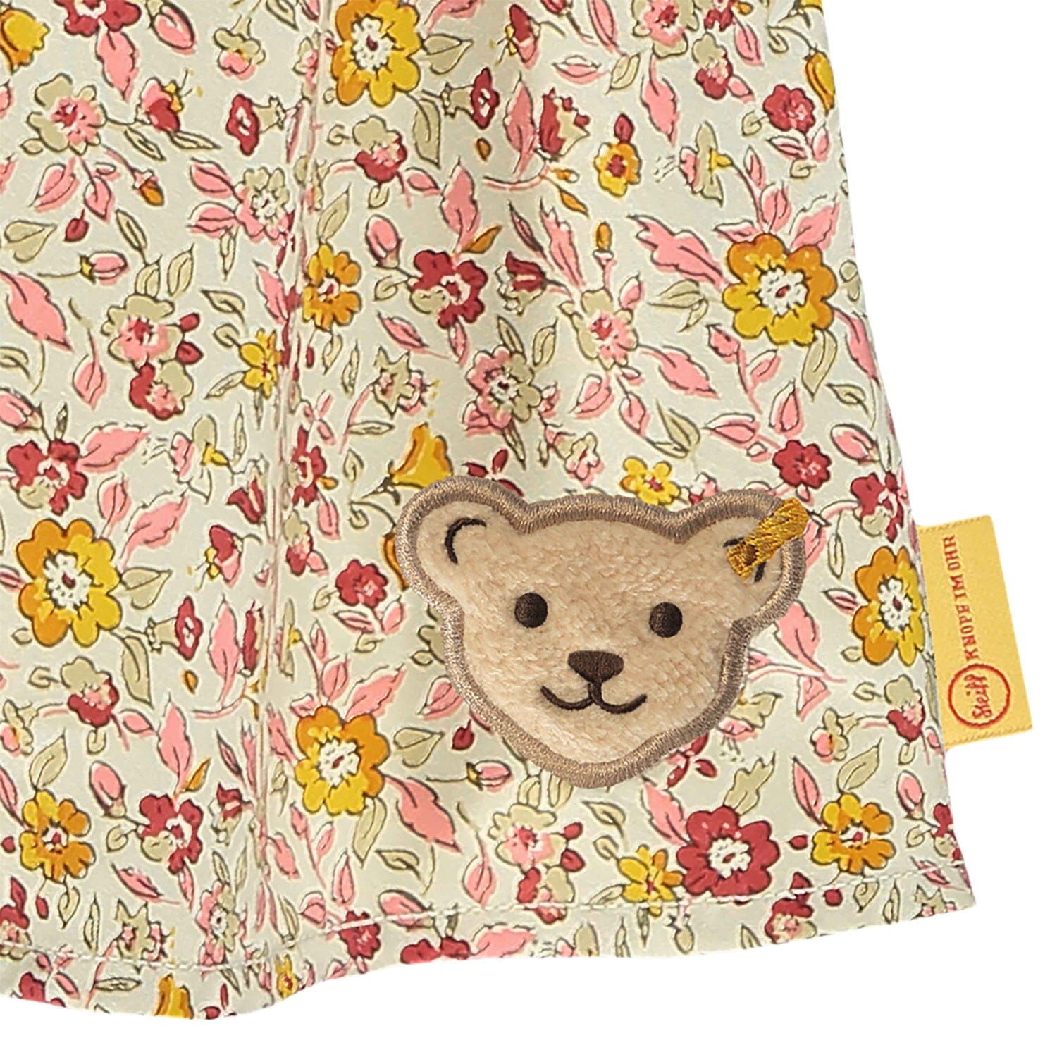 Steiff Rock mit Blumenmuster in weiß mit Rosetönen Röcke Steiff