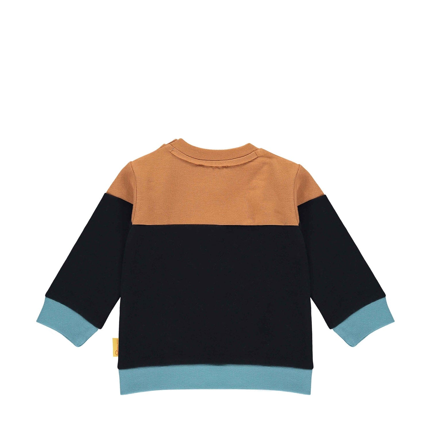 Steiff Baby Sweatshirt mustard blau mit Teddy-Applikation Sweatshirt Steiff