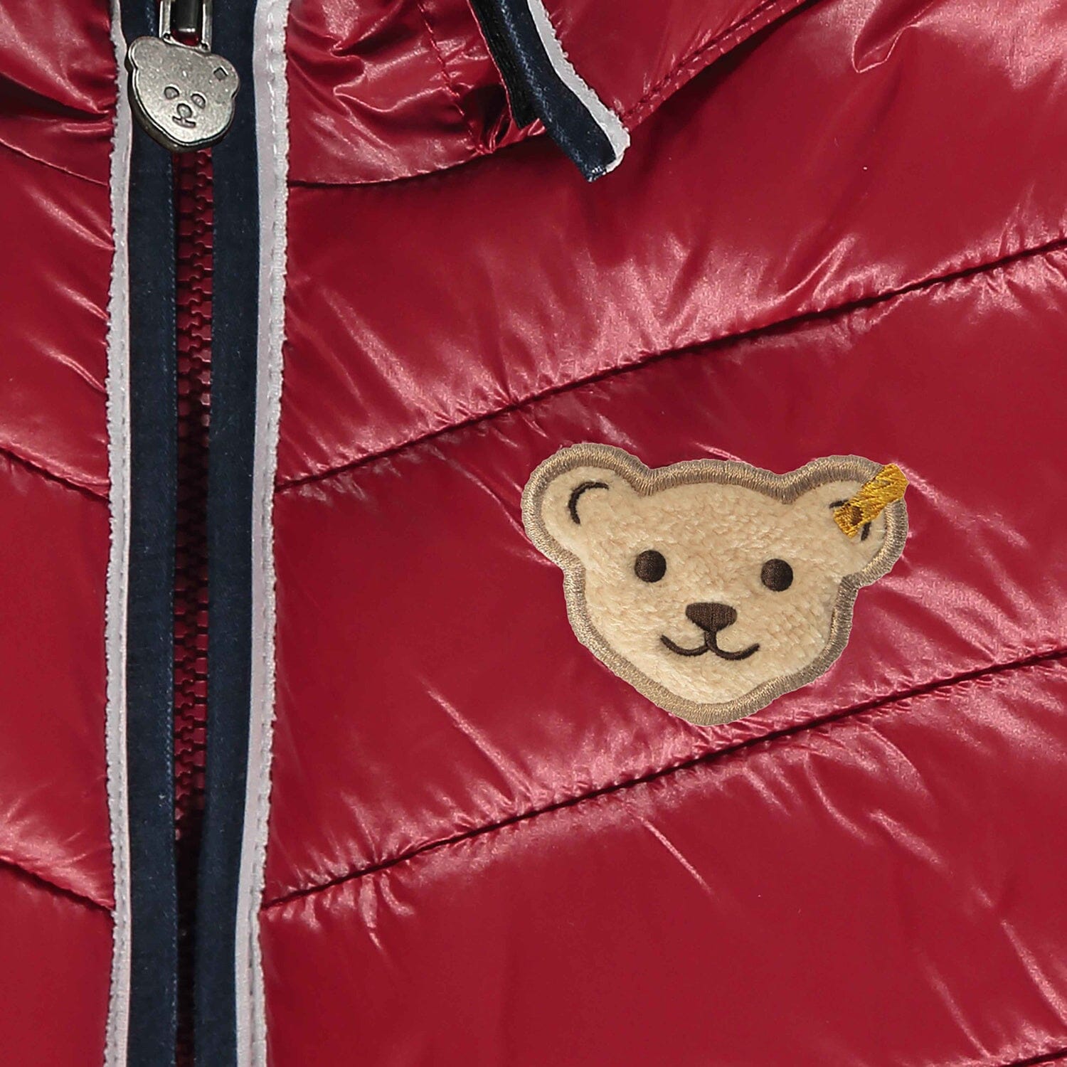 Steiff Baby leichte und weiche Winter-Steppjacke tango red Jacke Steiff