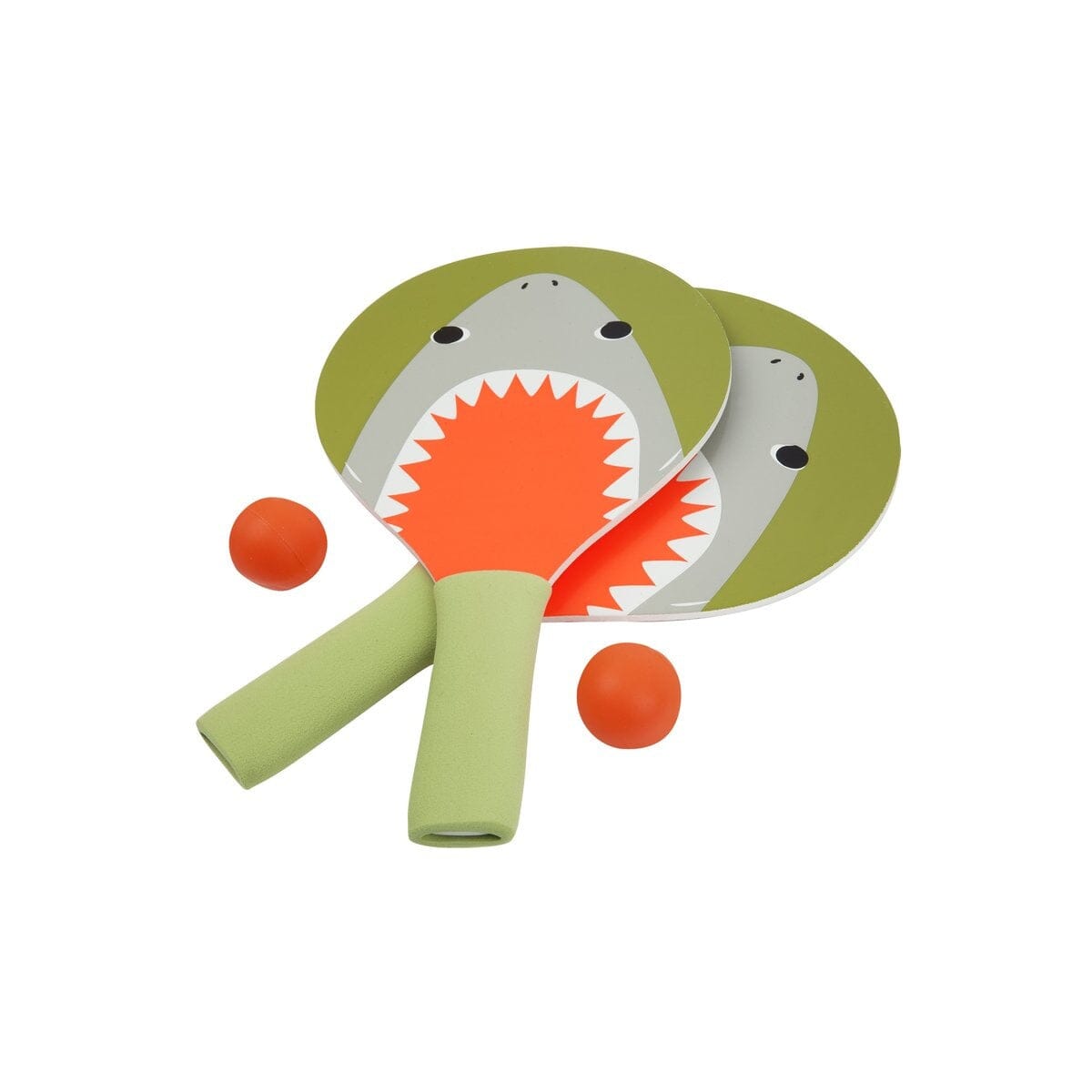 SUNNYLIFE Mini Beachball Schläger SHARK ATTACK Hai Beachball SUNNYLIFE