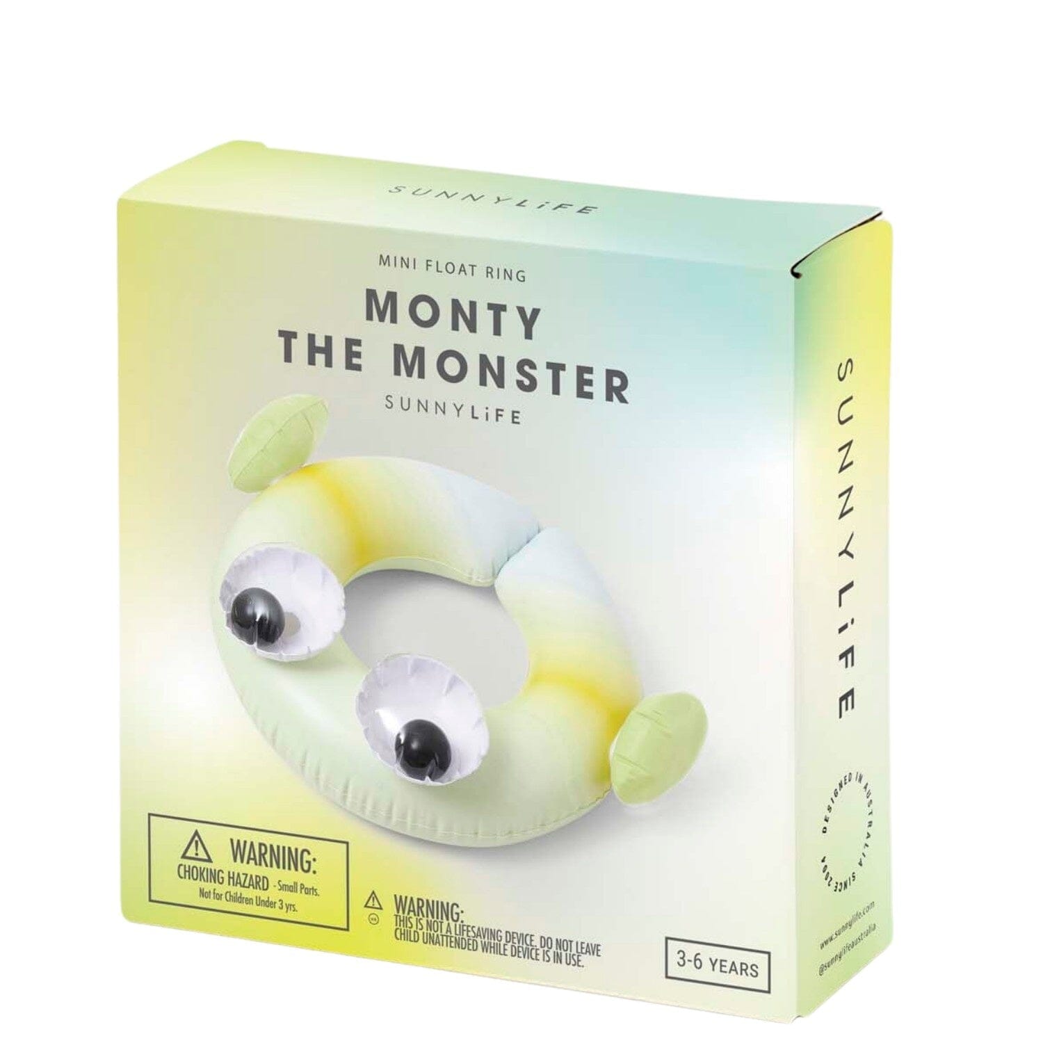 SUNNYLIFE mini float ring Schwimmreifen Monty the Monster Schwimmreifen, Schwimmflügel und Luftmatrazen SUNNYLIFE