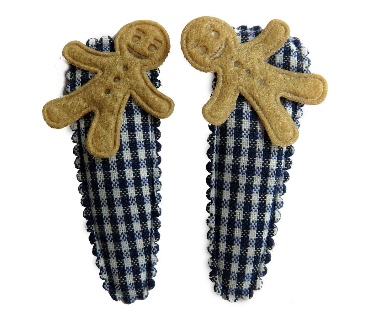 Haarspangen Gingerbradman Lebkuchenmann auswählen Haarspangen Mein Shop Vichy blau