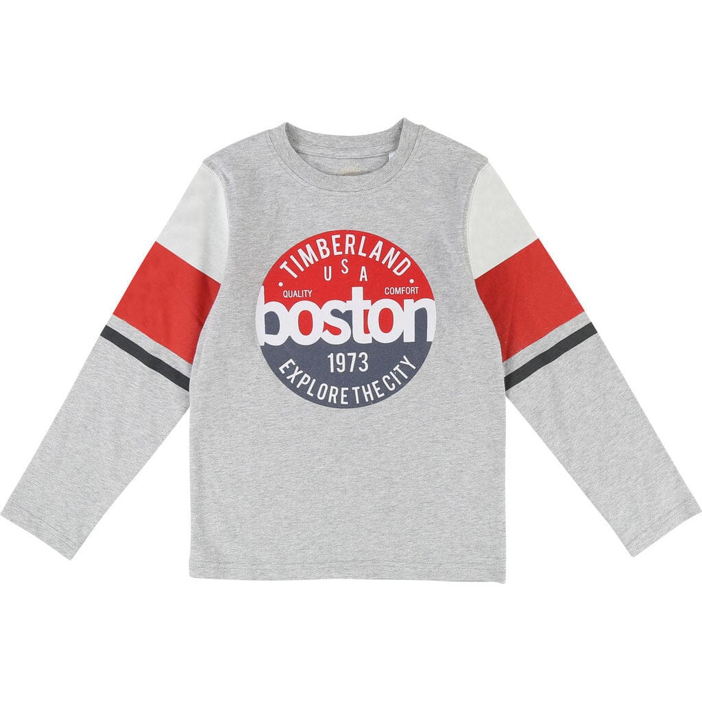 ´Timberland Langarmshirt Boston greymelange Langarmshirt Timberland