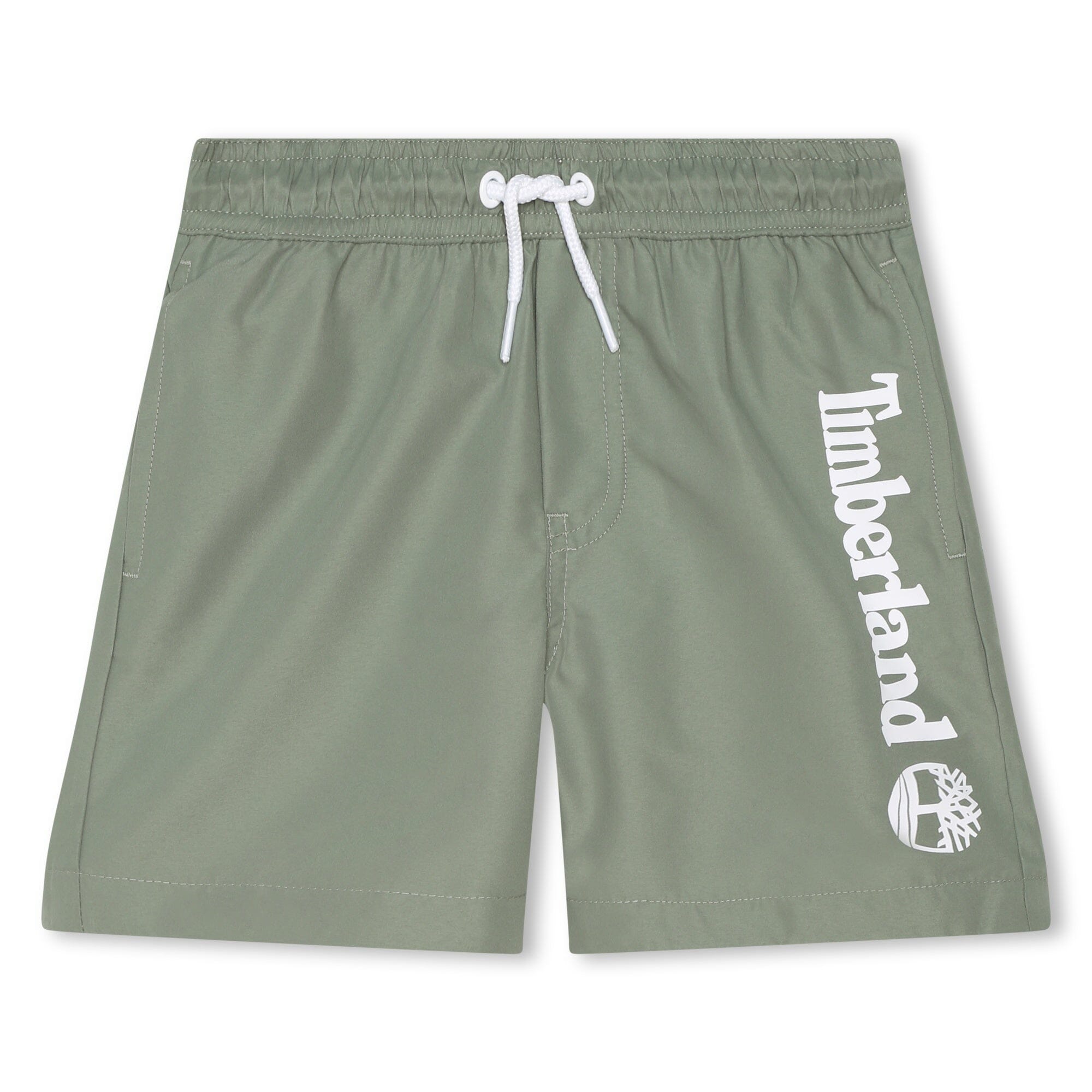 Timberland Badeshorts khaki mit Logo Badehose Timberland