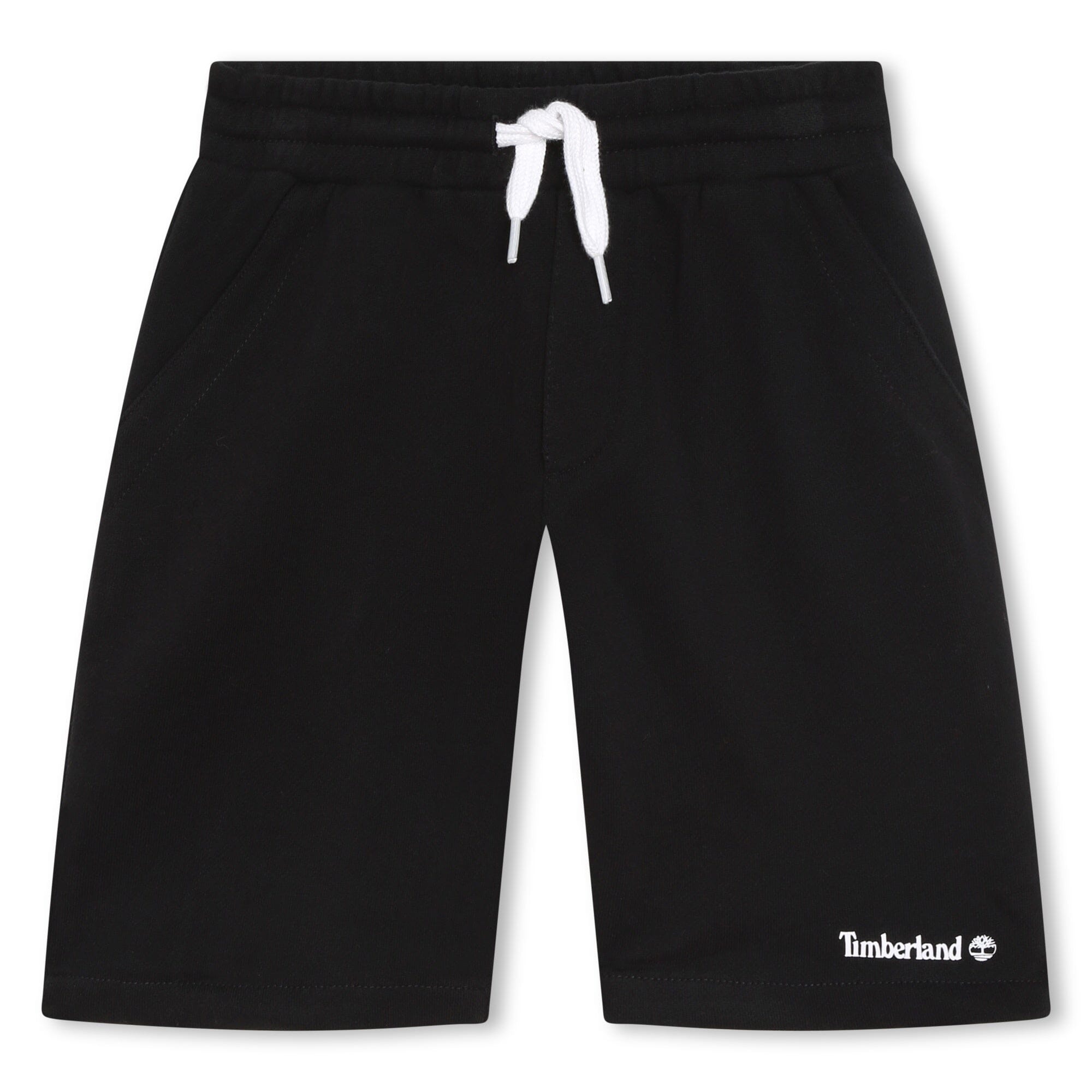 Timberland Sweatbermuda schwarz mit Logo Shorts Timberland