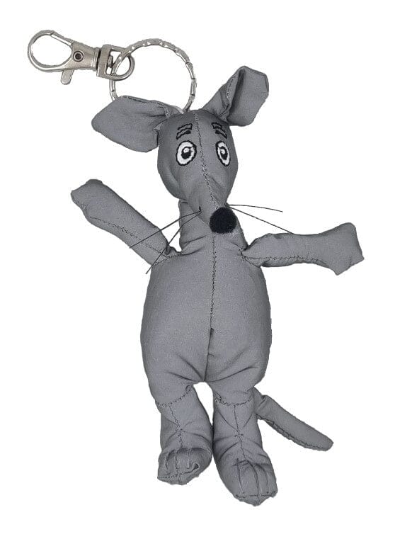 TMF Trade Mumin Schlüsselring grau Sniff Figur 13 cm mit Reflektor Schlüsselanhänger TMF Trade
