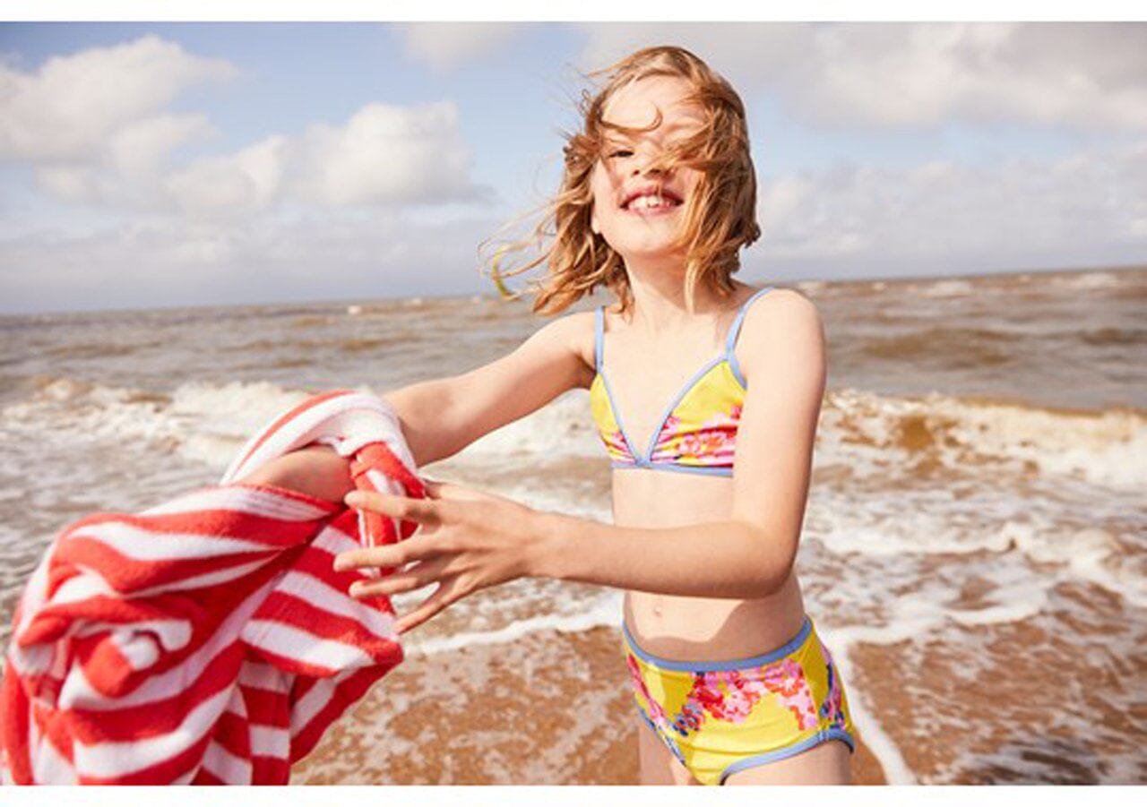 TOM JOULE Beach Schlupftop aus Frottee Bademäntel TOM JOULE