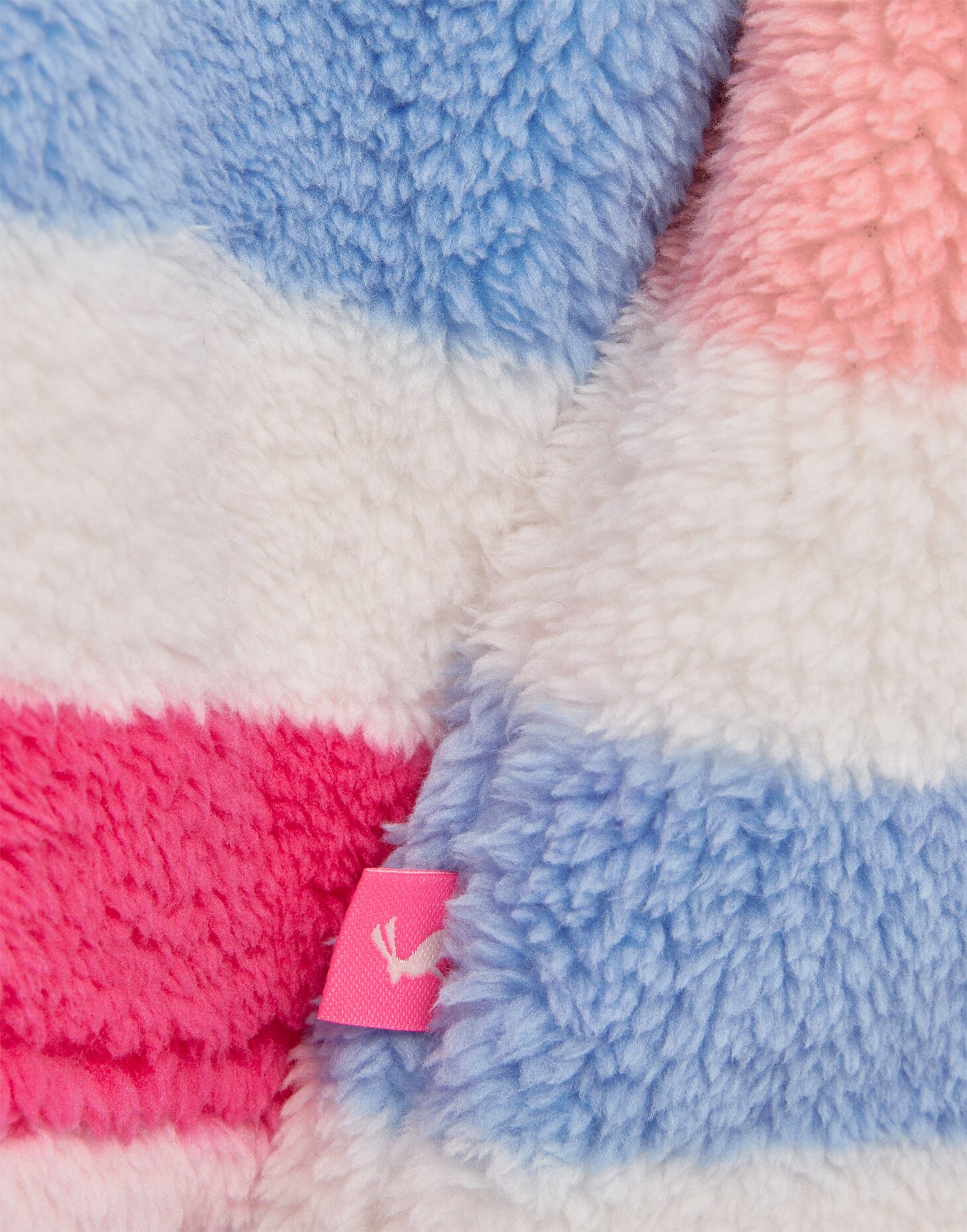 TOM JOULE Fleecetroyer Ellie mit Streifen Multistripe Pullover TOM JOULE