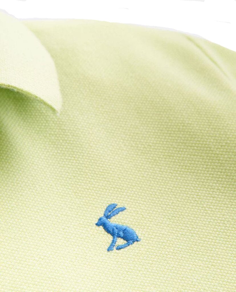 TOM JOULE Poloshirt lime mit Logostitching T-Shirt TOM JOULE