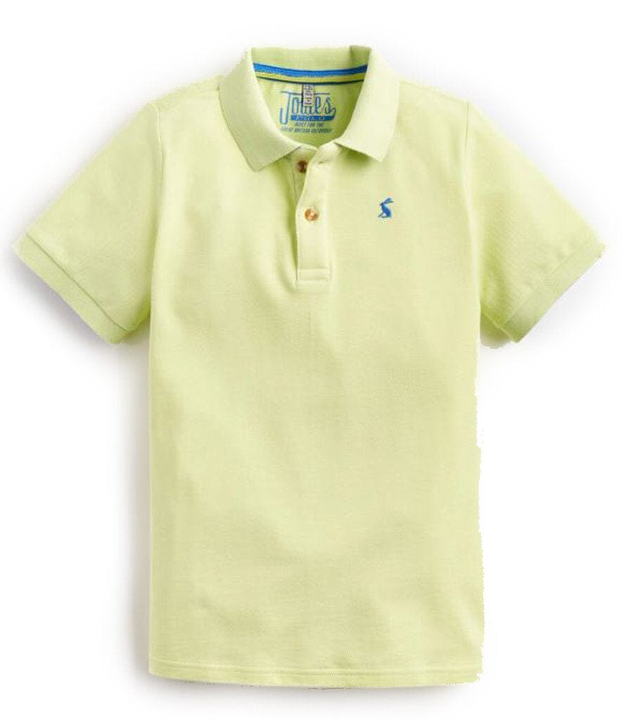 TOM JOULE Poloshirt lime mit Logostitching T-Shirt TOM JOULE