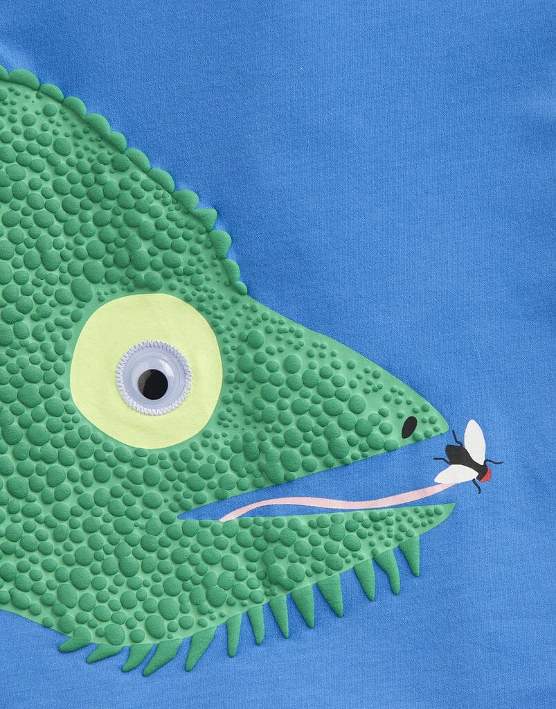 TOM JOULE T-Shirt Archie Chamäleon blau T-Shirt TOM JOULE