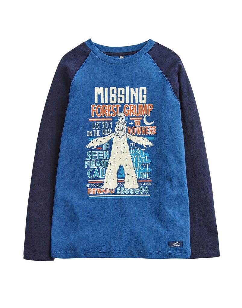 TOM JOULE Langarmshirt Yeti leuchtet im Dunkeln Langarmshirt TOM JOULE