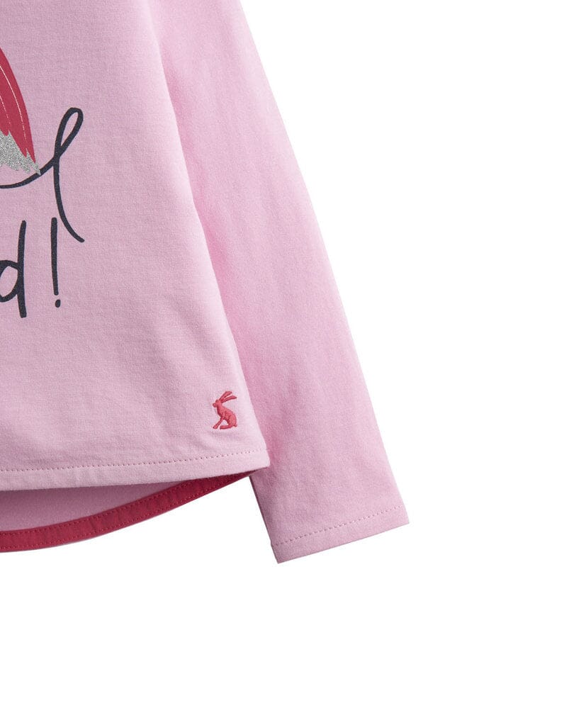 TOM JOULE Langarmshirt Eule rosa Langarmshirt TOM JOULE