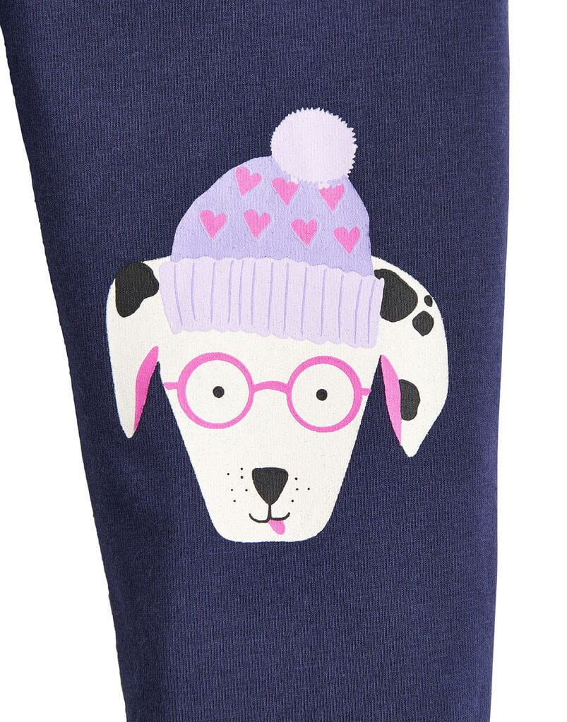 TOM JOULE Leggings Hund Applikation Leggings TOM JOULE