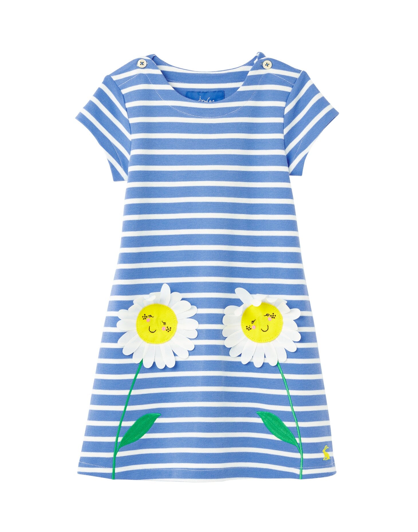 TOM JOULE Kleid Kaye blau weiß gestreift mit Blumen Kleid TOM JOULE