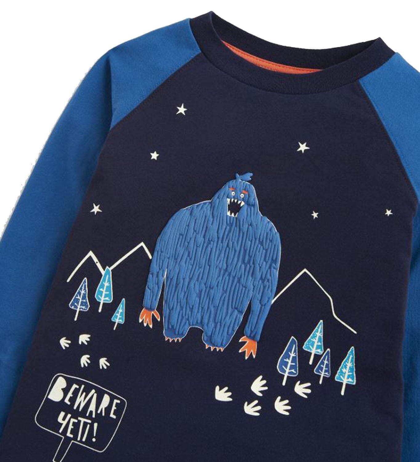 TOM JOULE Langarmshirt Yeti leuchtet im Dunkeln - Copy Langarmshirt TOM JOULE