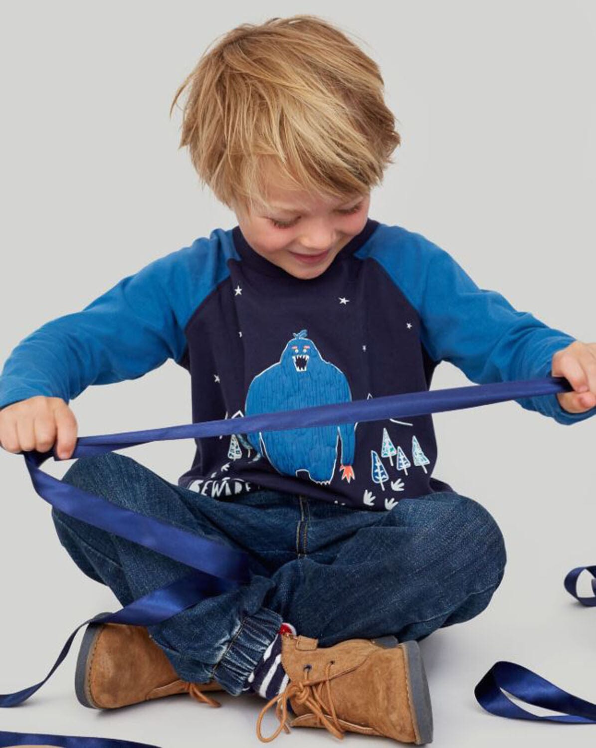 TOM JOULE Langarmshirt Yeti leuchtet im Dunkeln - Copy Langarmshirt TOM JOULE