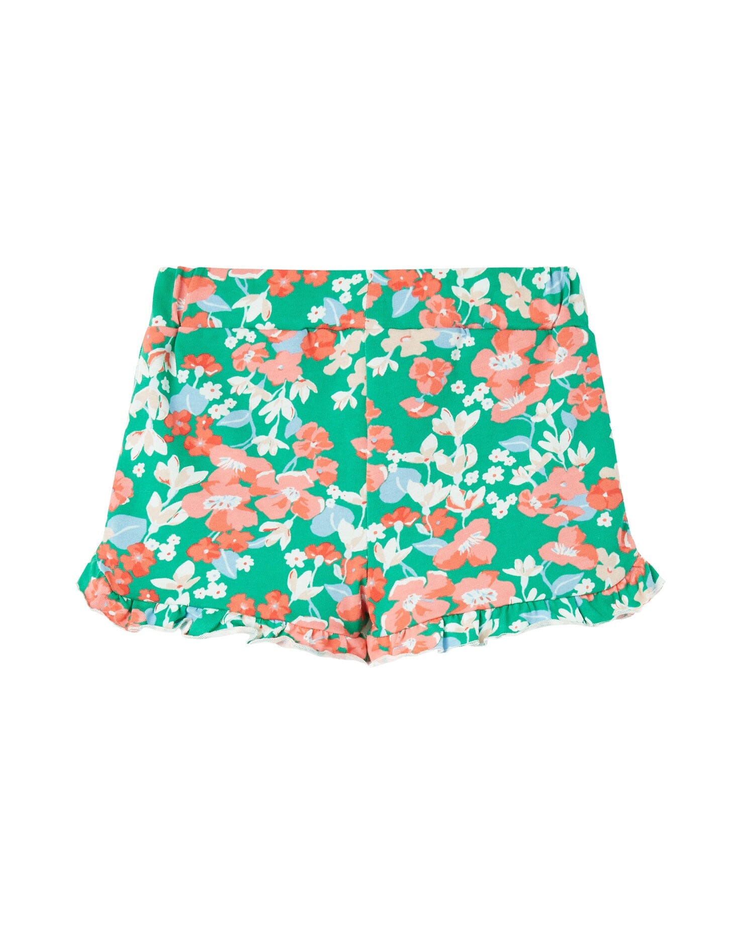 TOM JOULE Shorts Amara grün mit Rüschen Shorts TOM JOULE