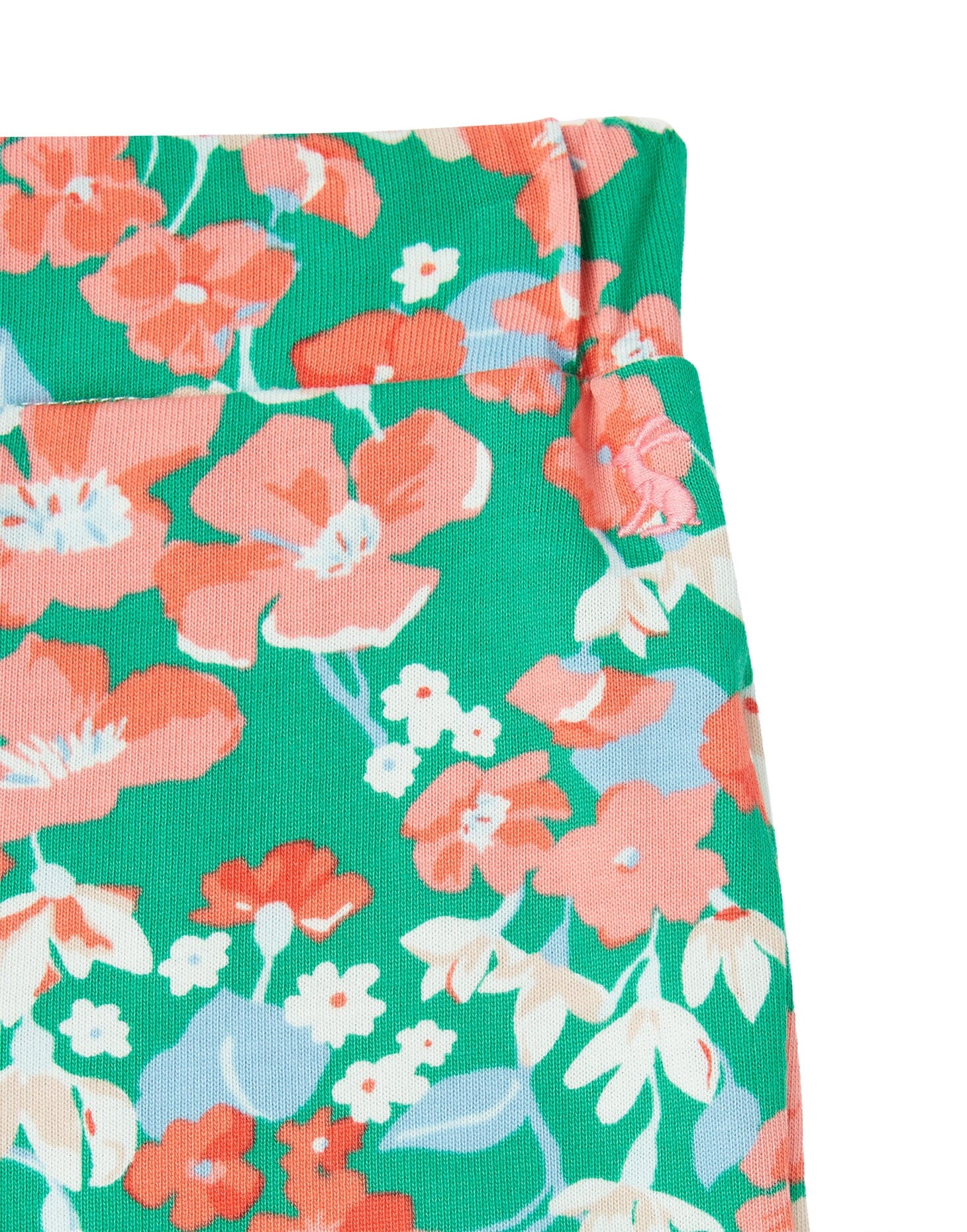 TOM JOULE Shorts Amara grün mit Rüschen Shorts TOM JOULE